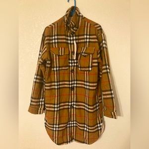 Black Friday Deal!New Cost Striped Long Sherpa M/L